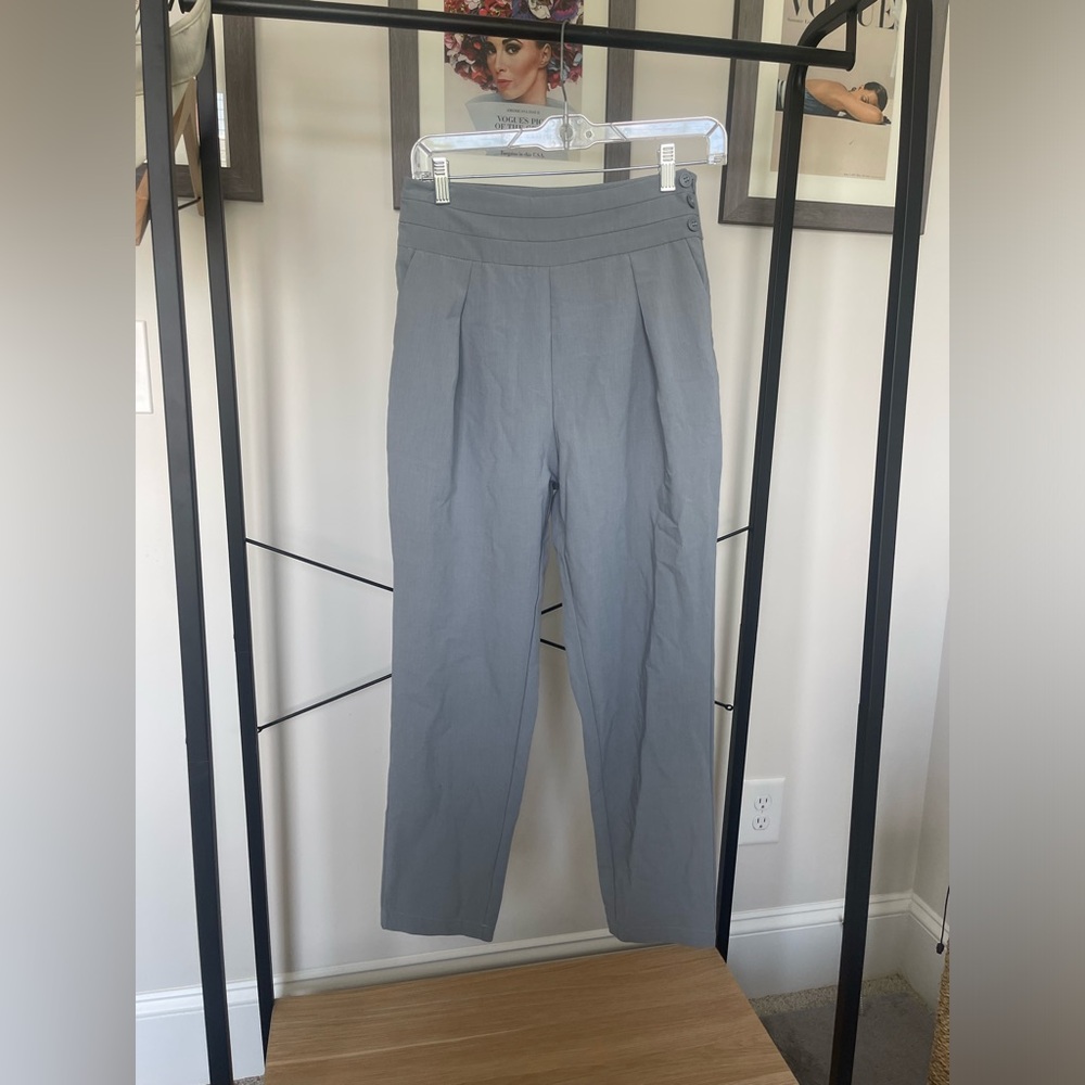 Cider blue/grey work pants highwaisted